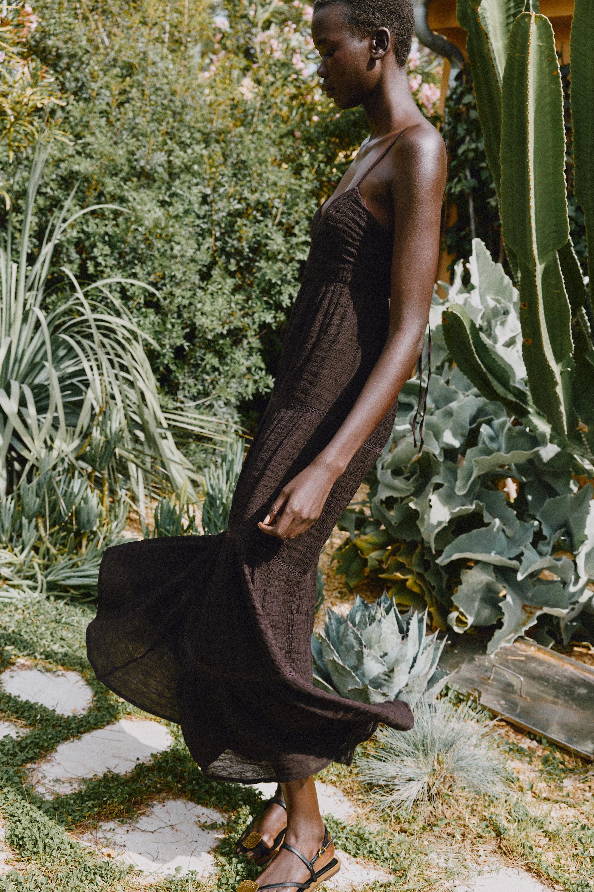 LONG STRAPPY DRESS